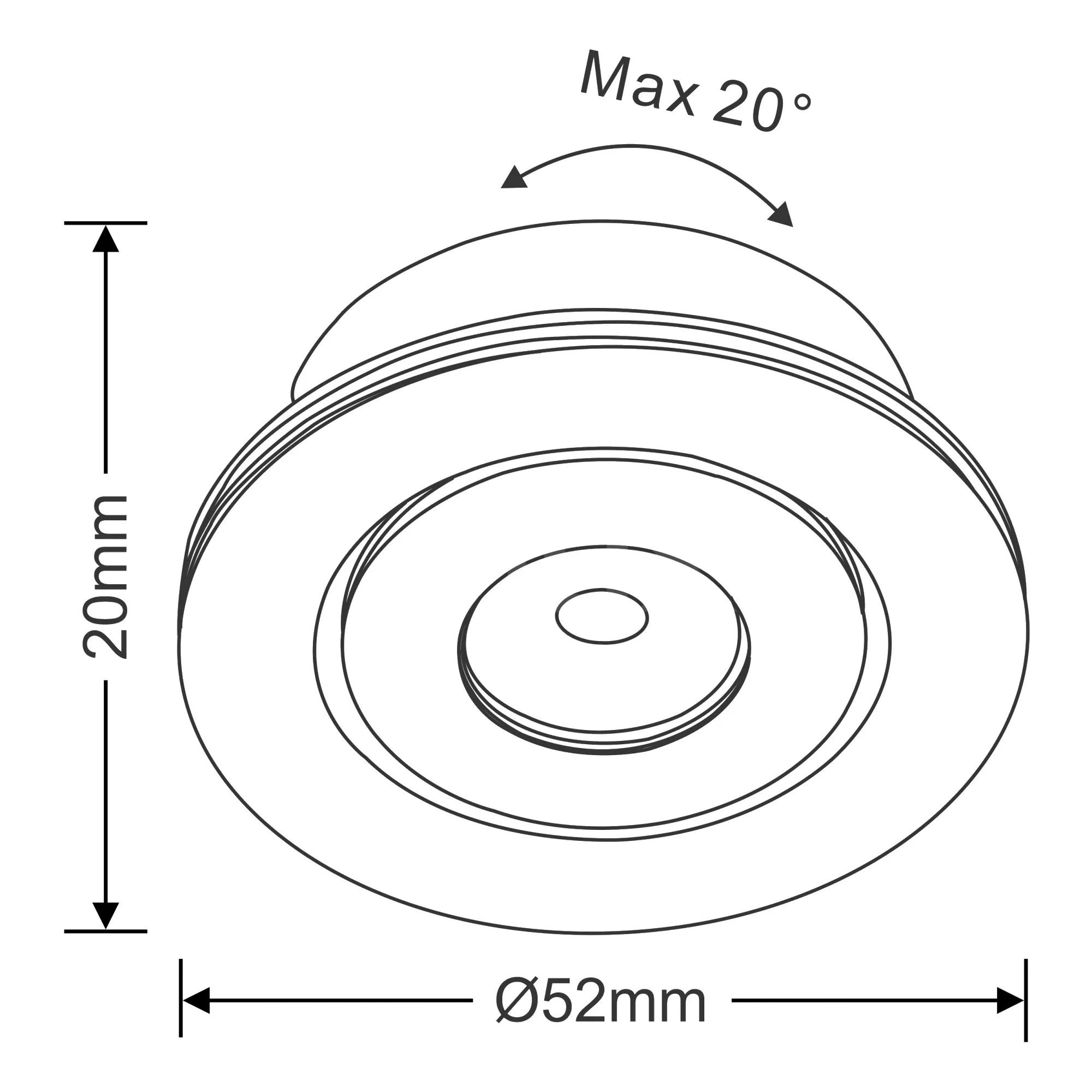 Brevis A Recessed Ceiling Luminaires Dlux Round Recess Ceiling